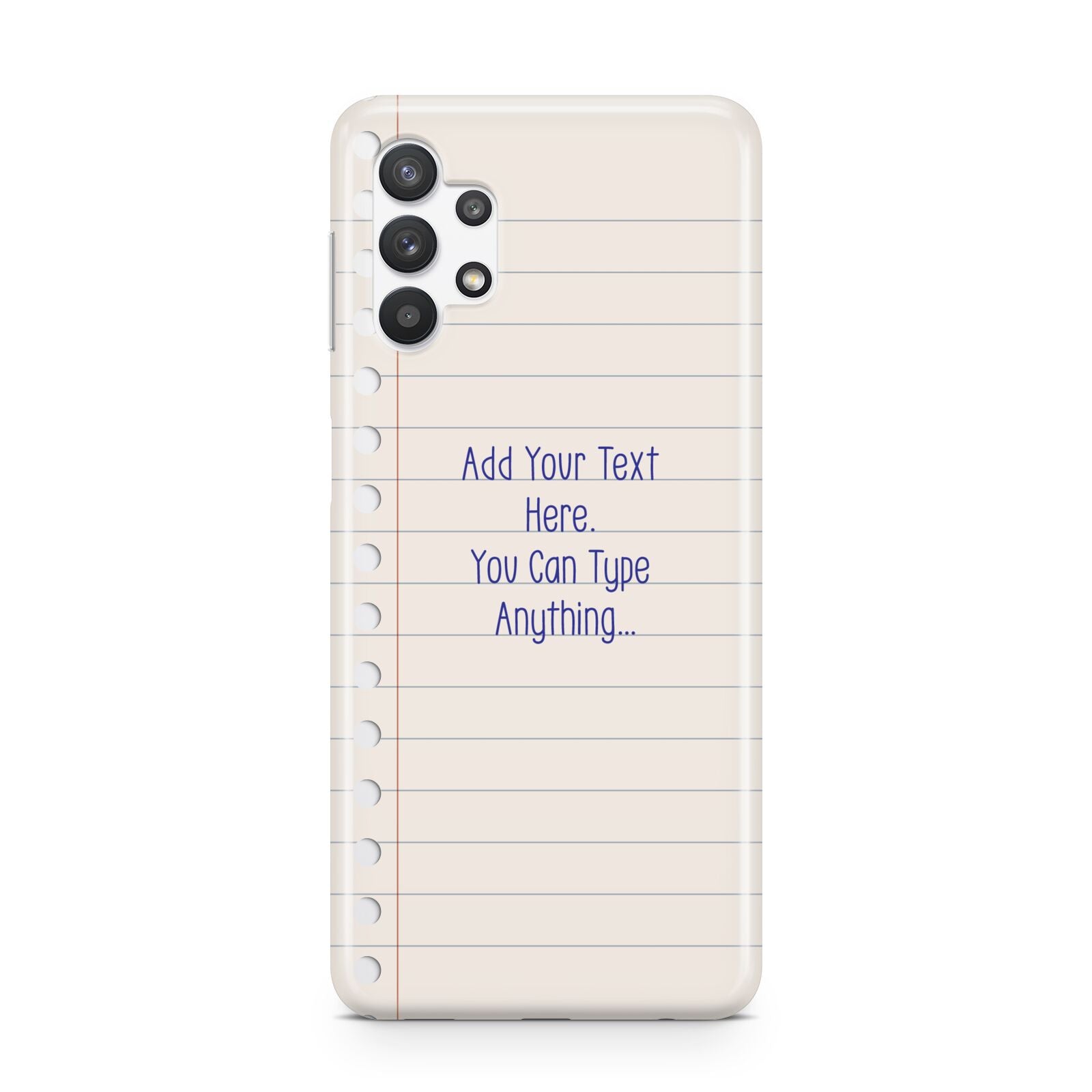 Personalised Notepad Samsung A32 5G Case