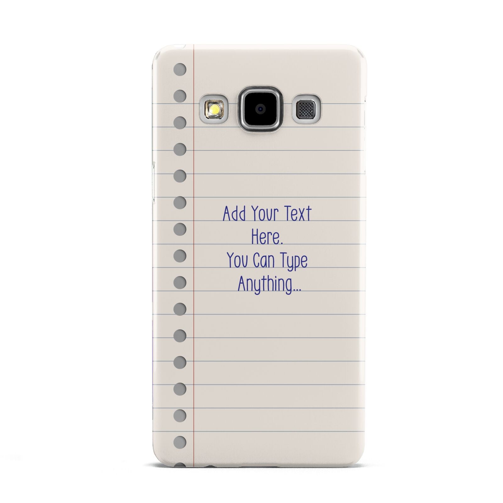 Personalised Notepad Samsung Galaxy A5 Case