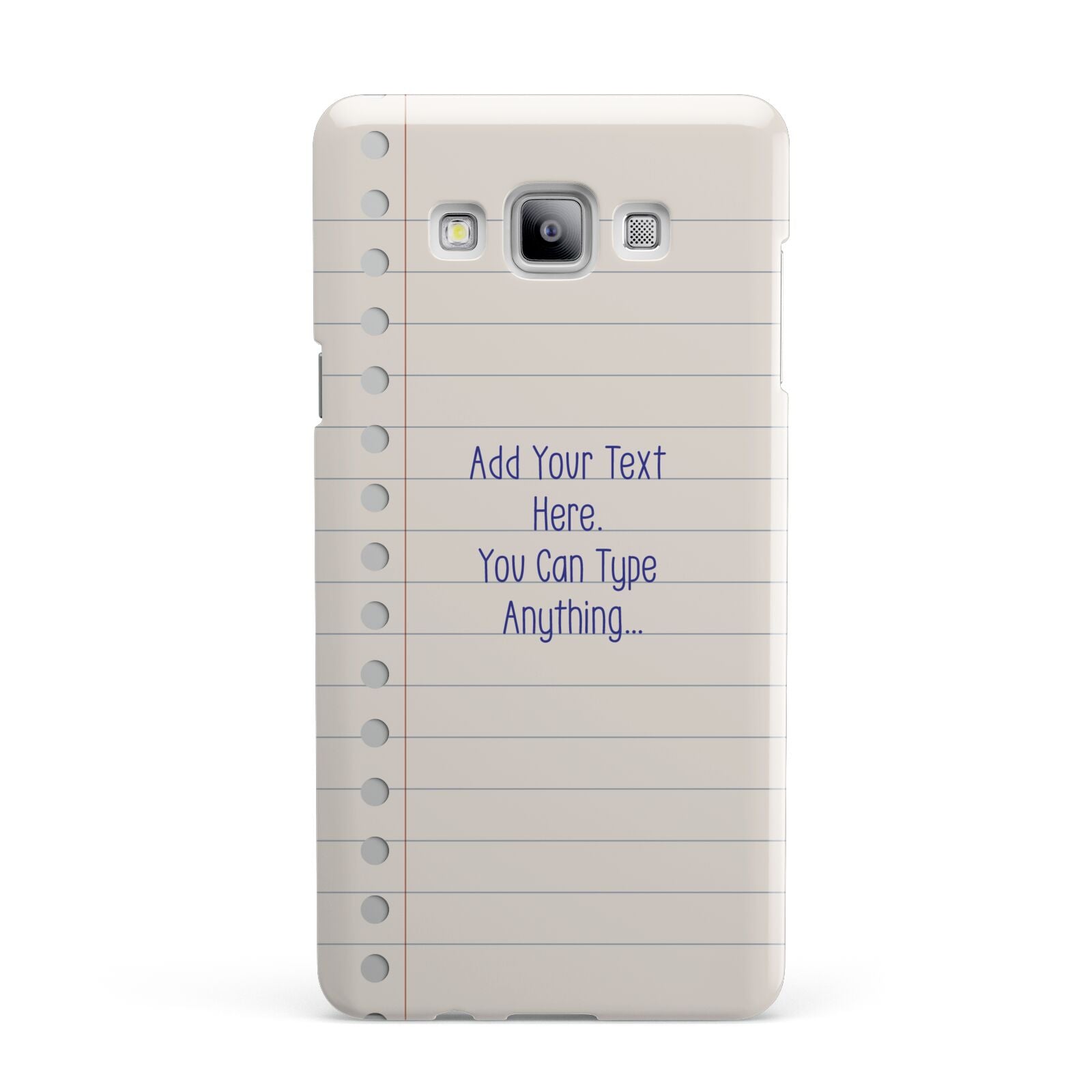 Personalised Notepad Samsung Galaxy A7 2015 Case