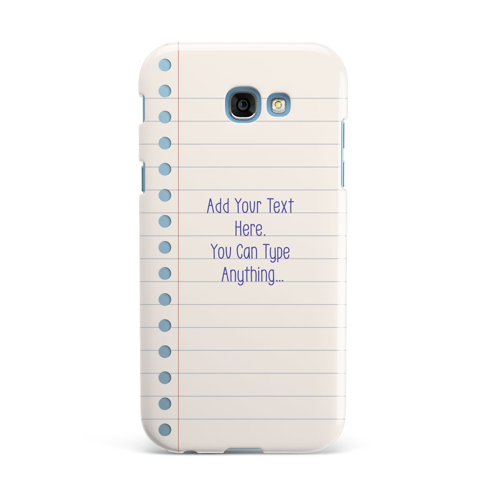 Personalised Notepad Samsung Galaxy A7 2017 Case