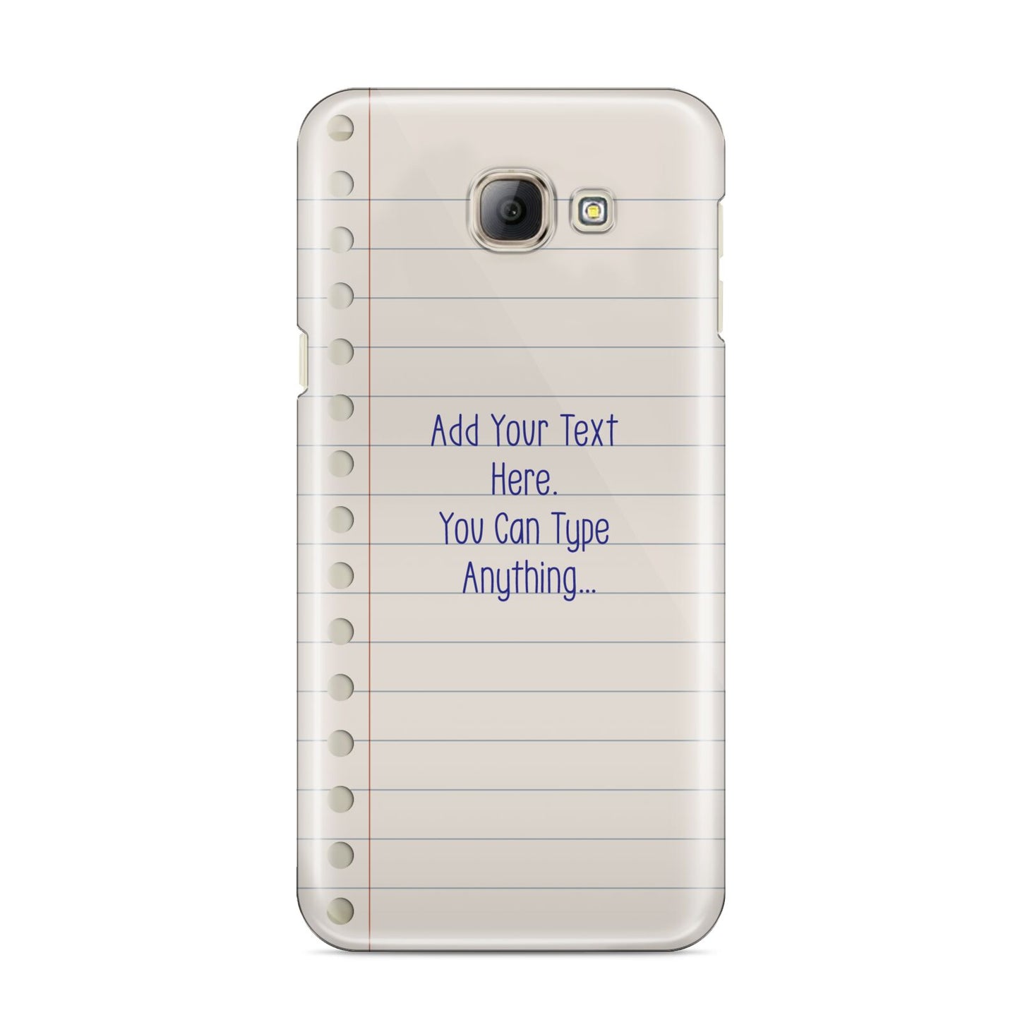 Personalised Notepad Samsung Galaxy A8 2016 Case