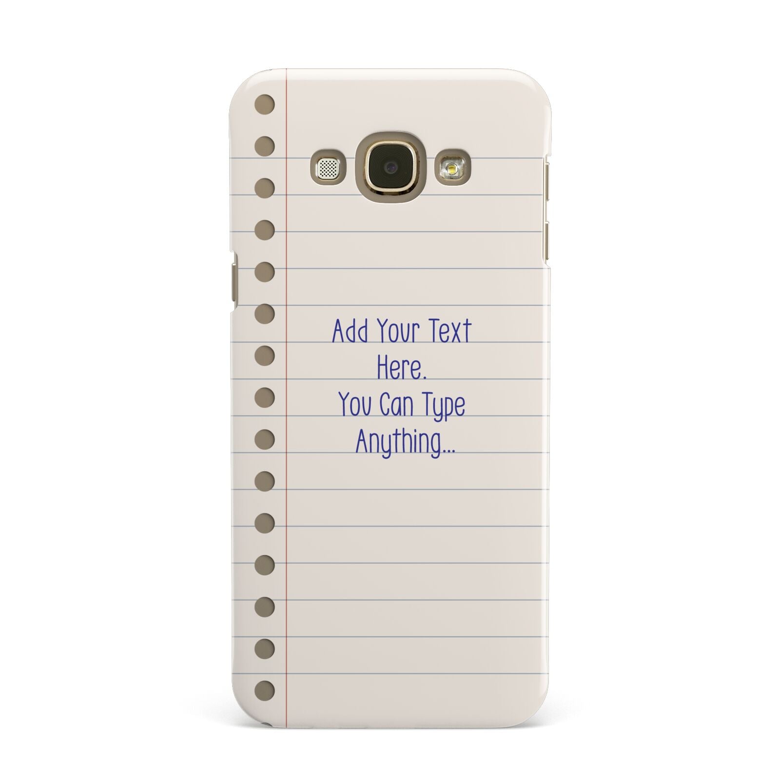 Personalised Notepad Samsung Galaxy A8 Case