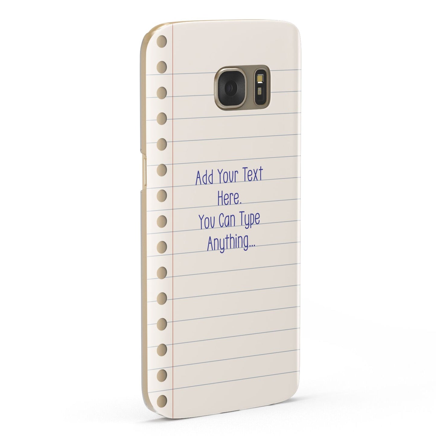 Personalised Notepad Samsung Galaxy Case Fourty Five Degrees