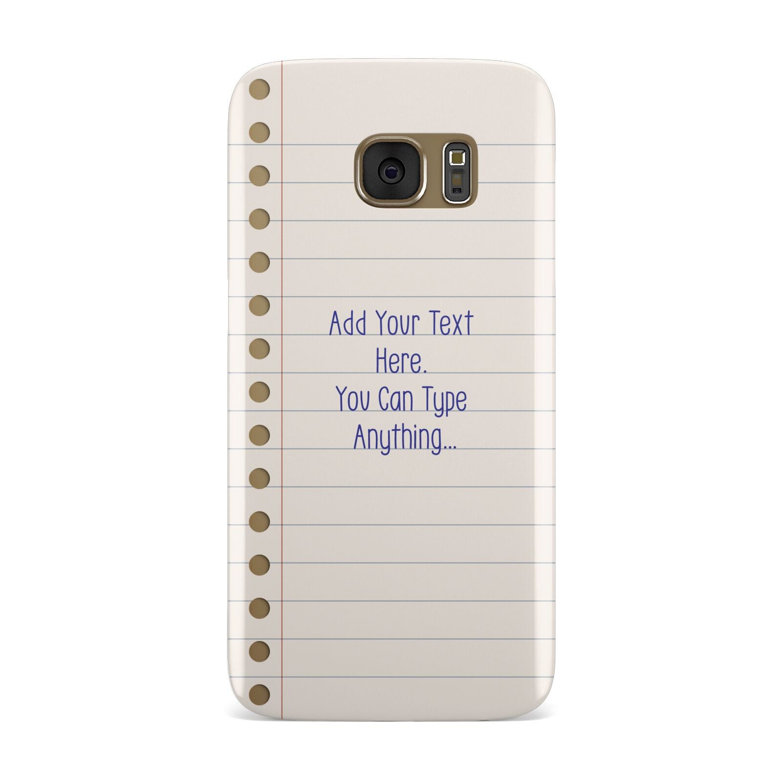 Personalised Notepad Samsung Galaxy Case