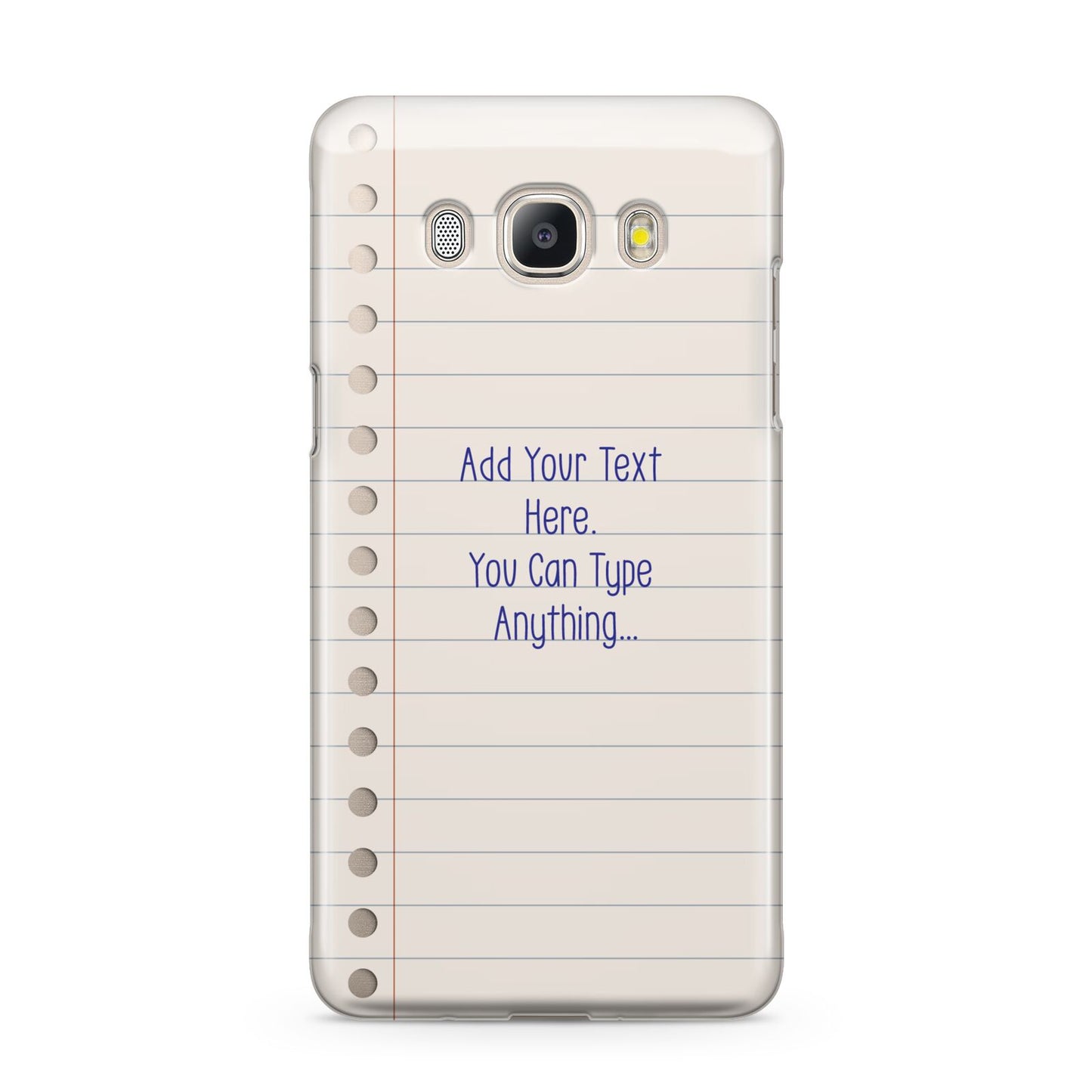 Personalised Notepad Samsung Galaxy J5 2016 Case