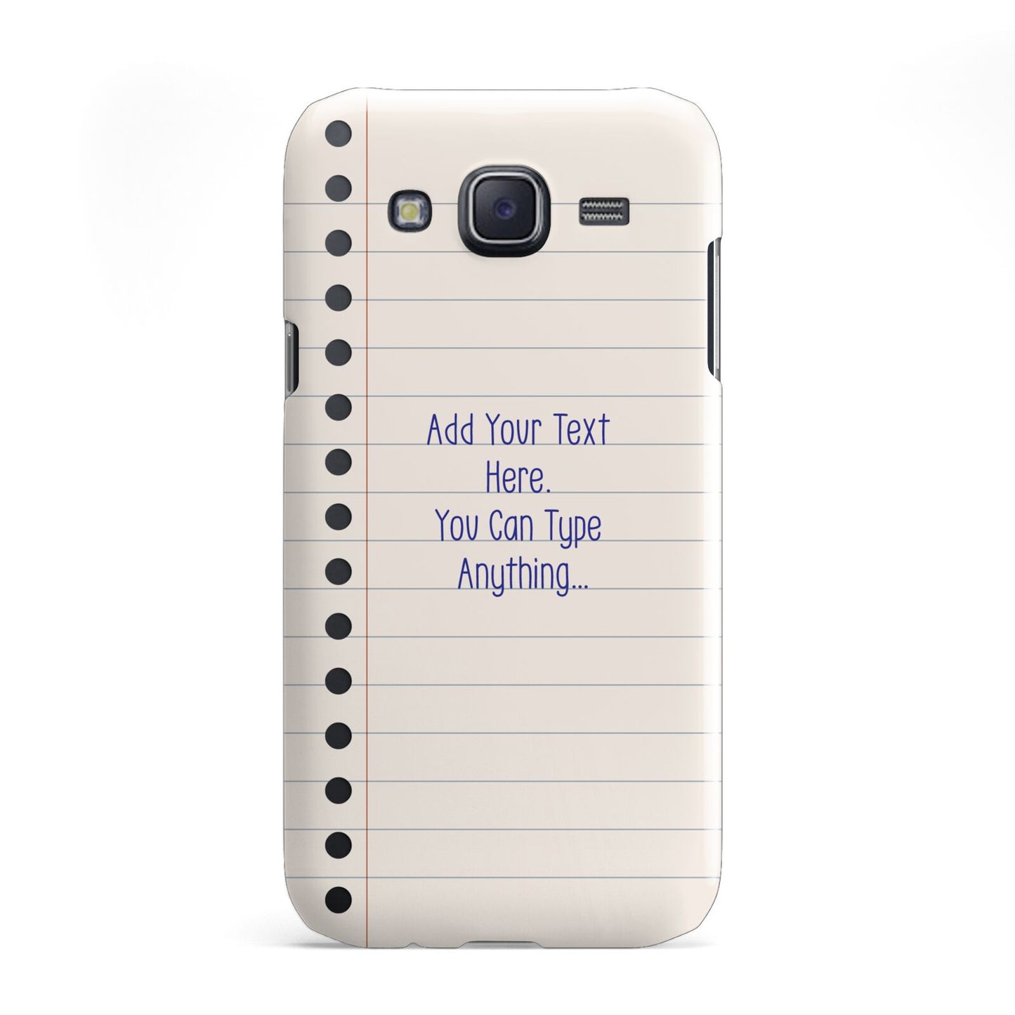 Personalised Notepad Samsung Galaxy J5 Case