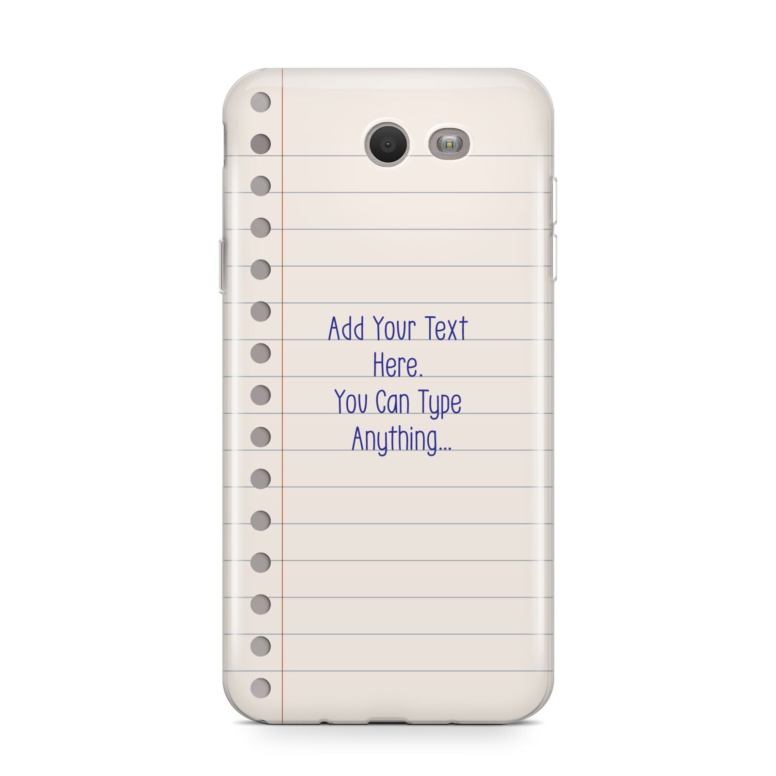 Personalised Notepad Samsung Galaxy J7 2017 Case