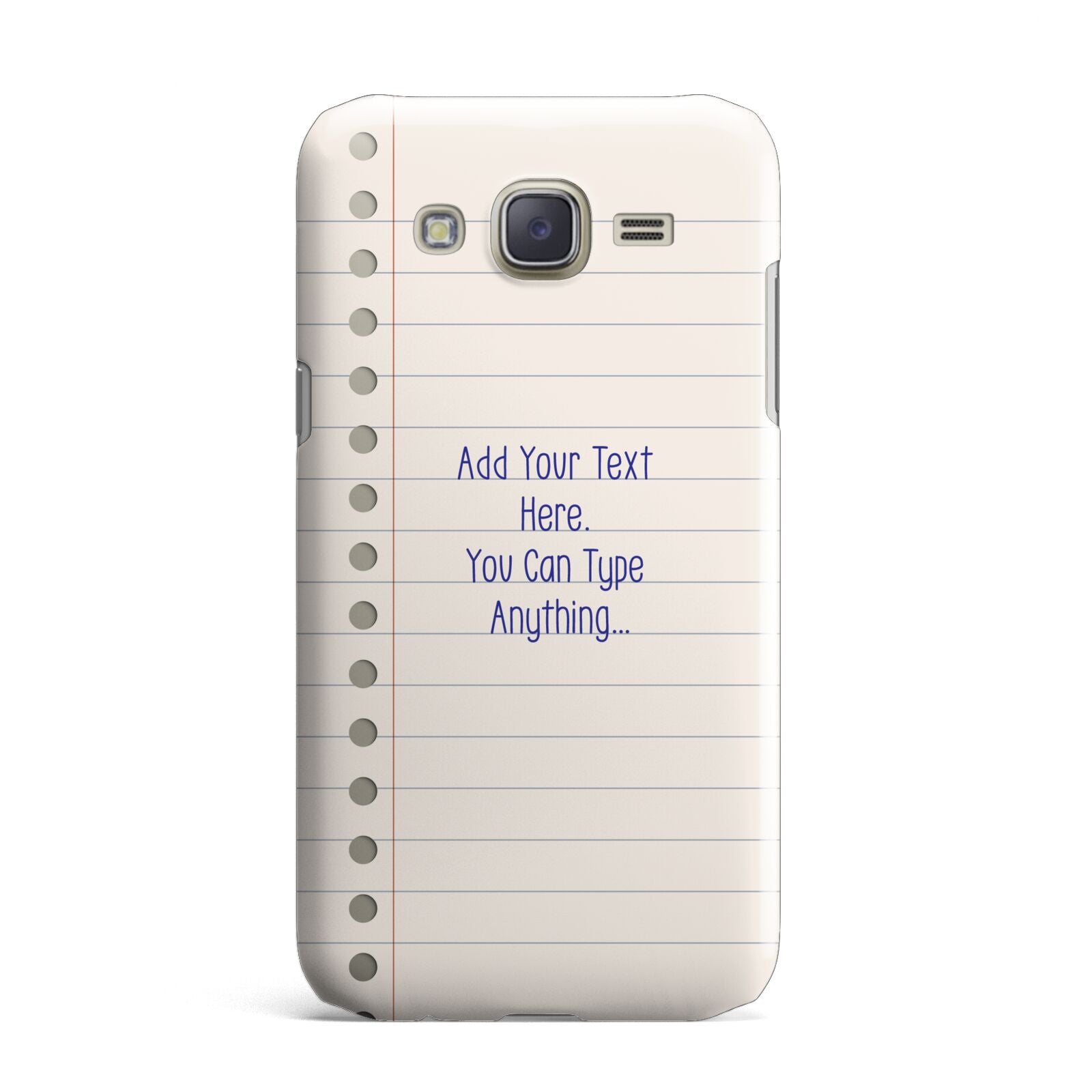 Personalised Notepad Samsung Galaxy J7 Case