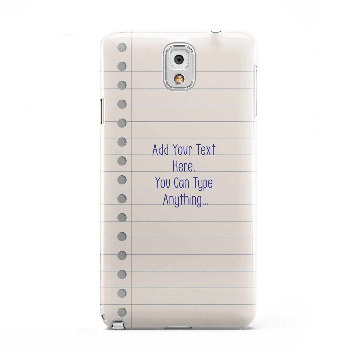 Personalised Notepad Samsung Galaxy Note 3 Case