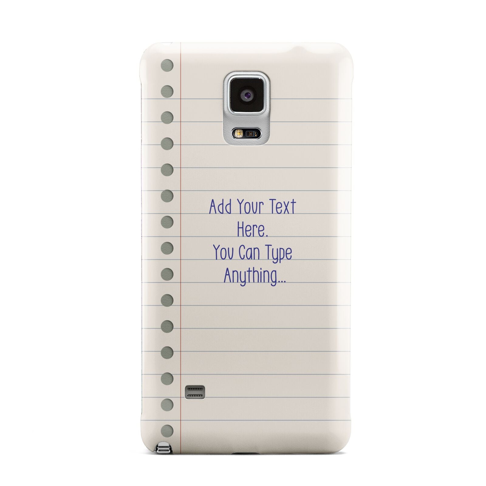 Personalised Notepad Samsung Galaxy Note 4 Case