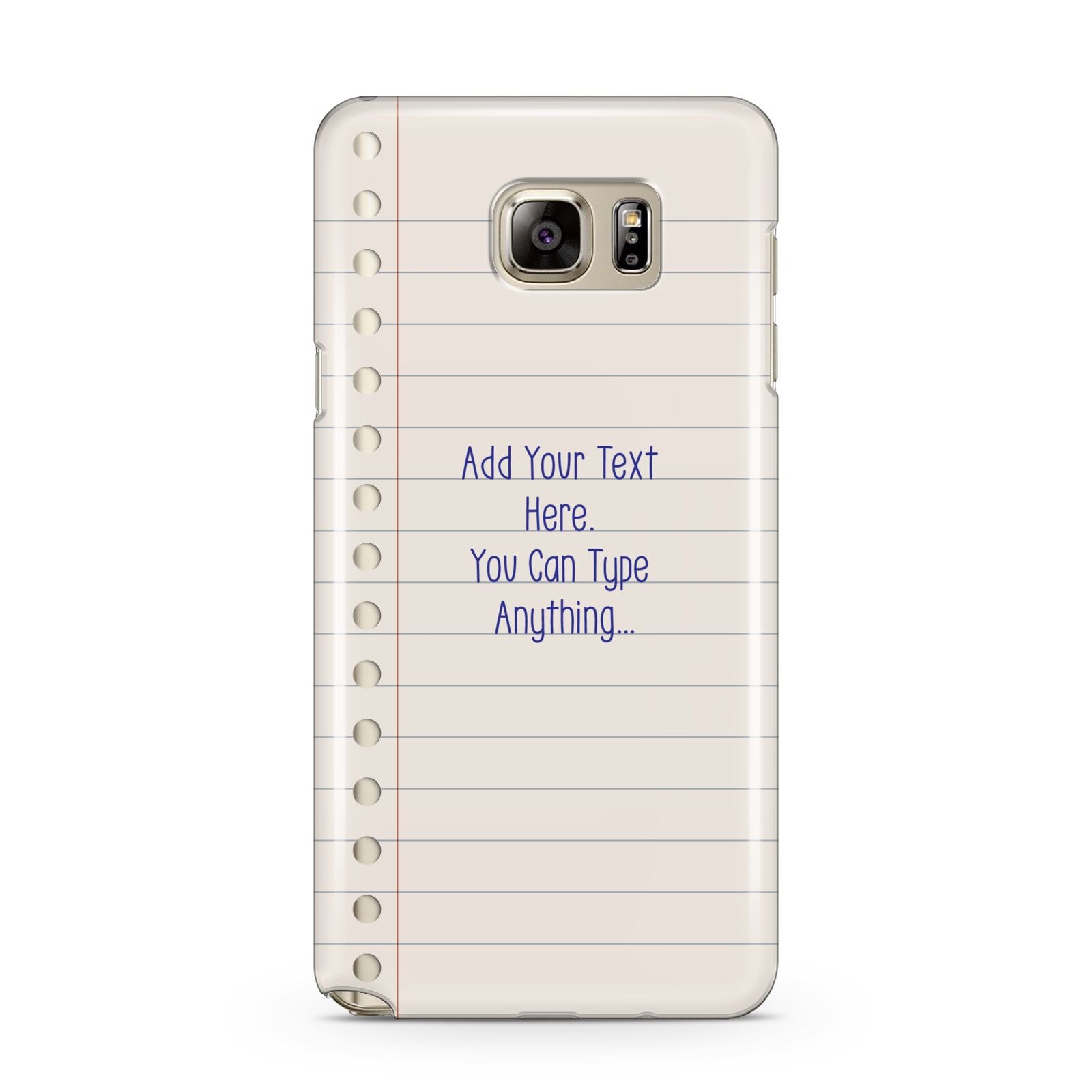 Personalised Notepad Samsung Galaxy Note 5 Case