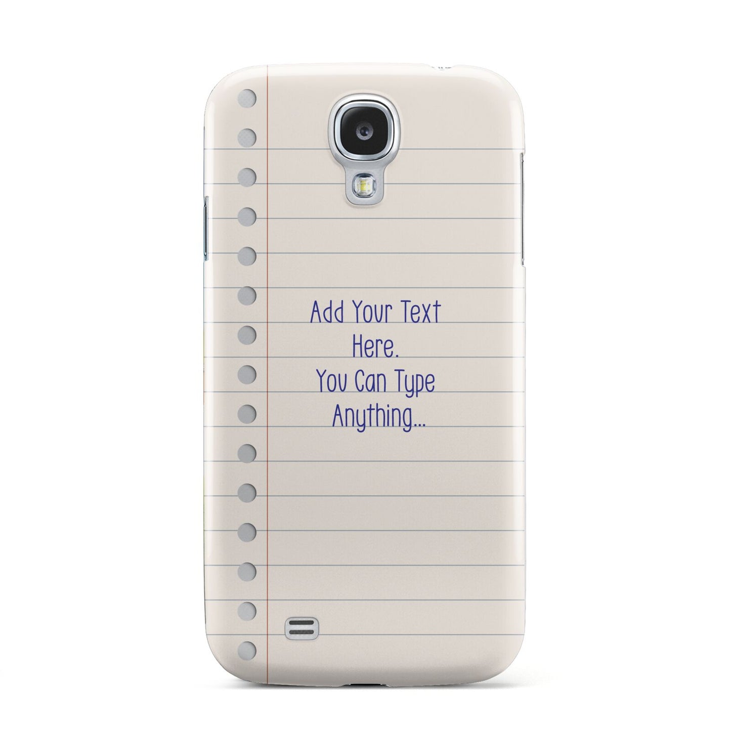 Personalised Notepad Samsung Galaxy S4 Case