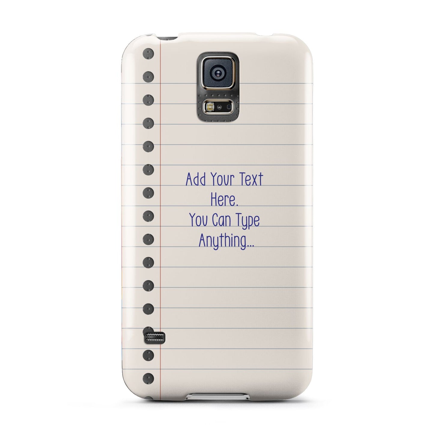 Personalised Notepad Samsung Galaxy S5 Case