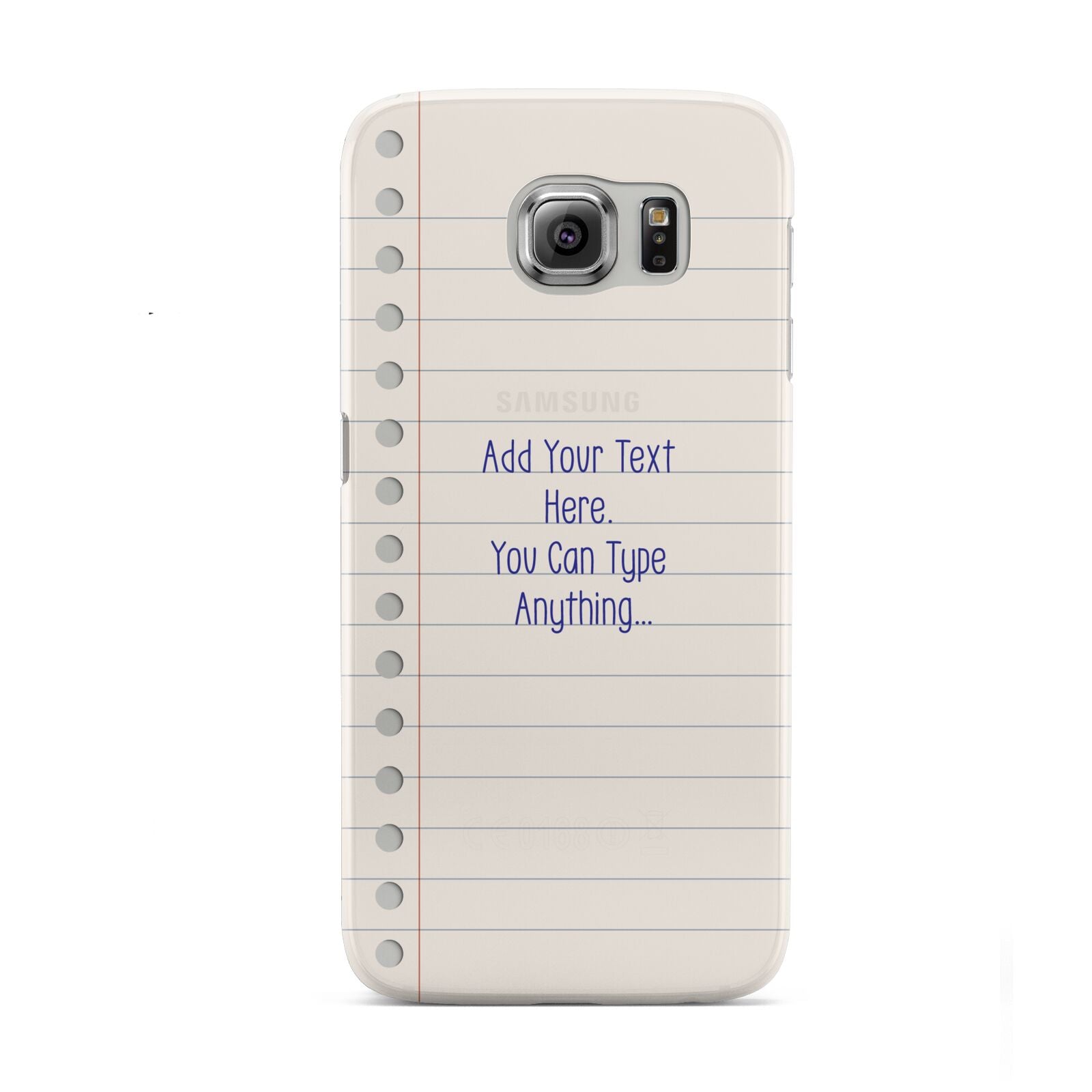 Personalised Notepad Samsung Galaxy S6 Case