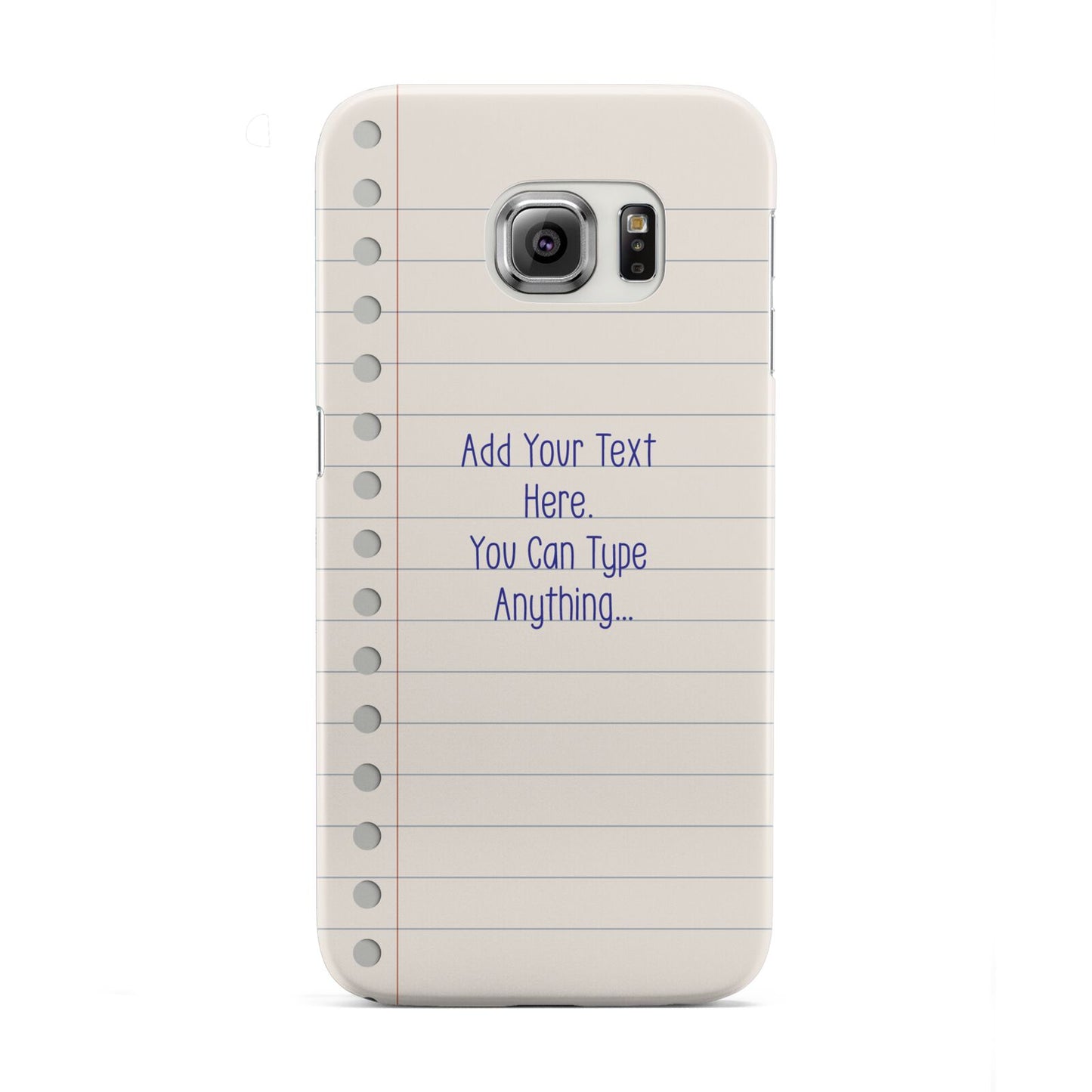 Personalised Notepad Samsung Galaxy S6 Edge Case