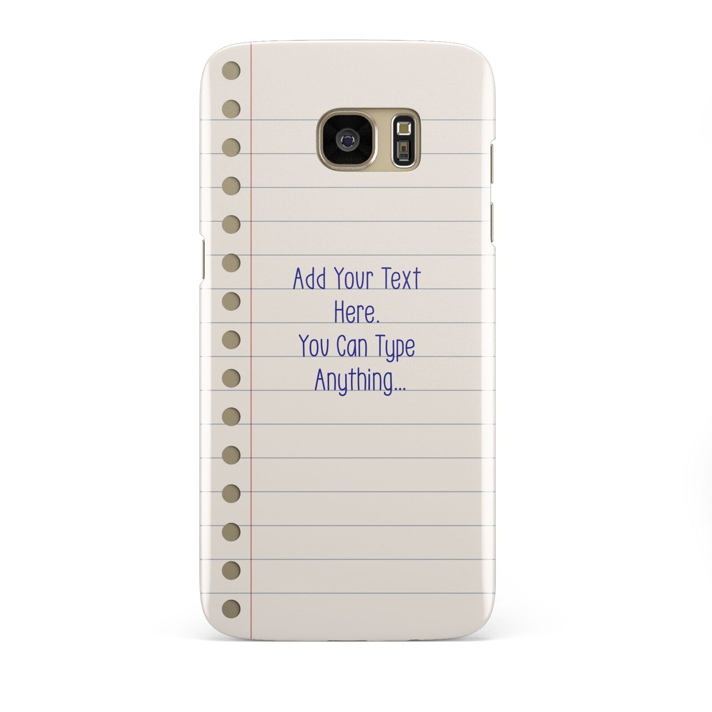 Personalised Notepad Samsung Galaxy S7 Edge Case