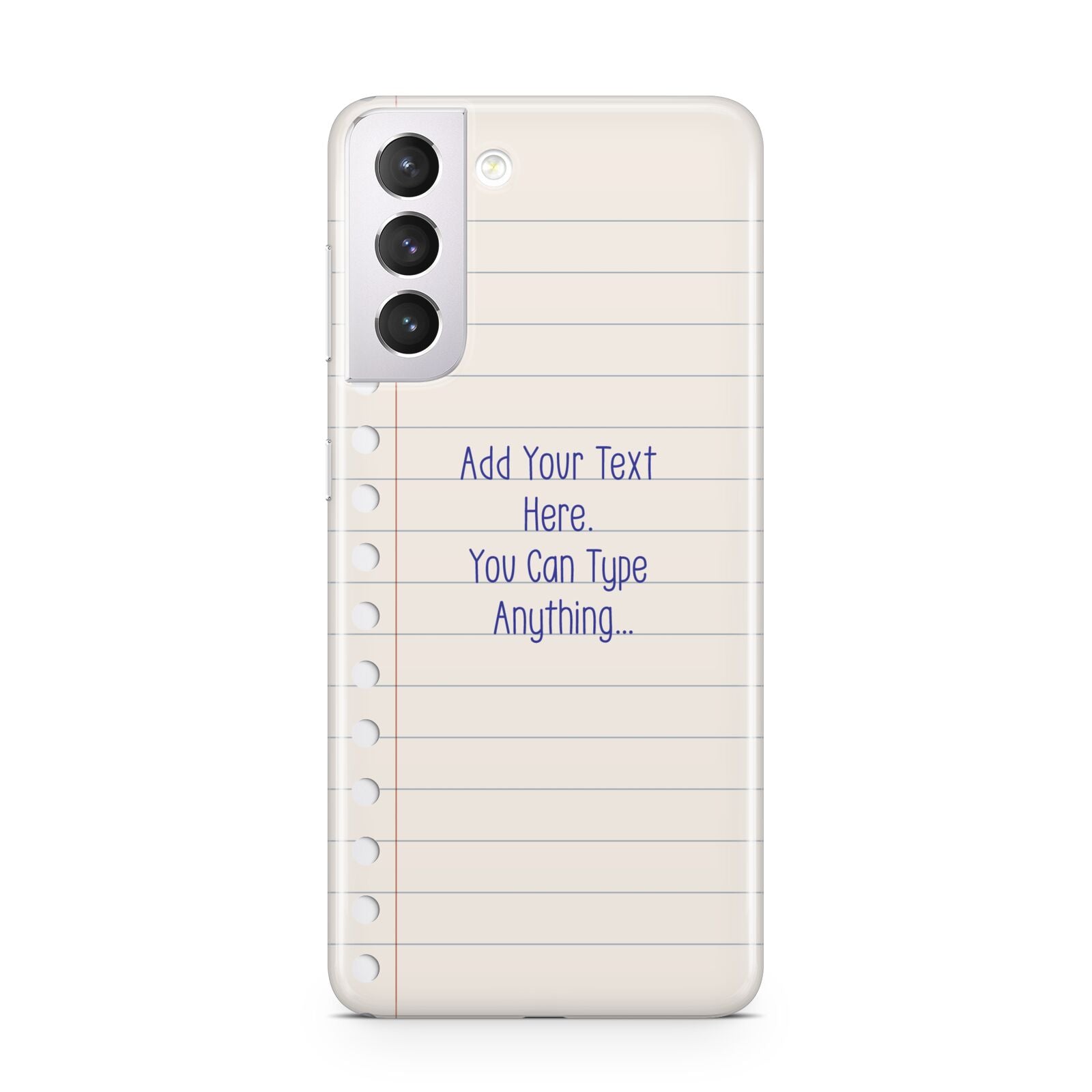 Personalised Notepad Samsung S21 Case