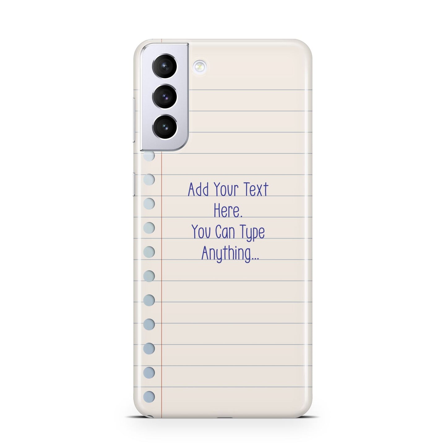 Personalised Notepad Samsung S21 Plus Case