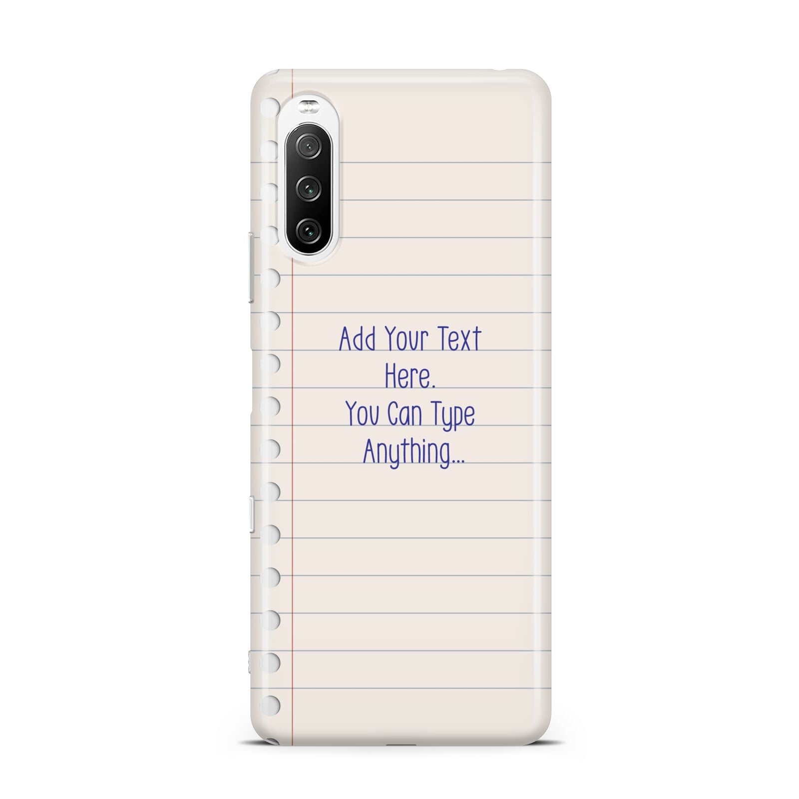 Personalised Notepad Sony Xperia 10 III Case