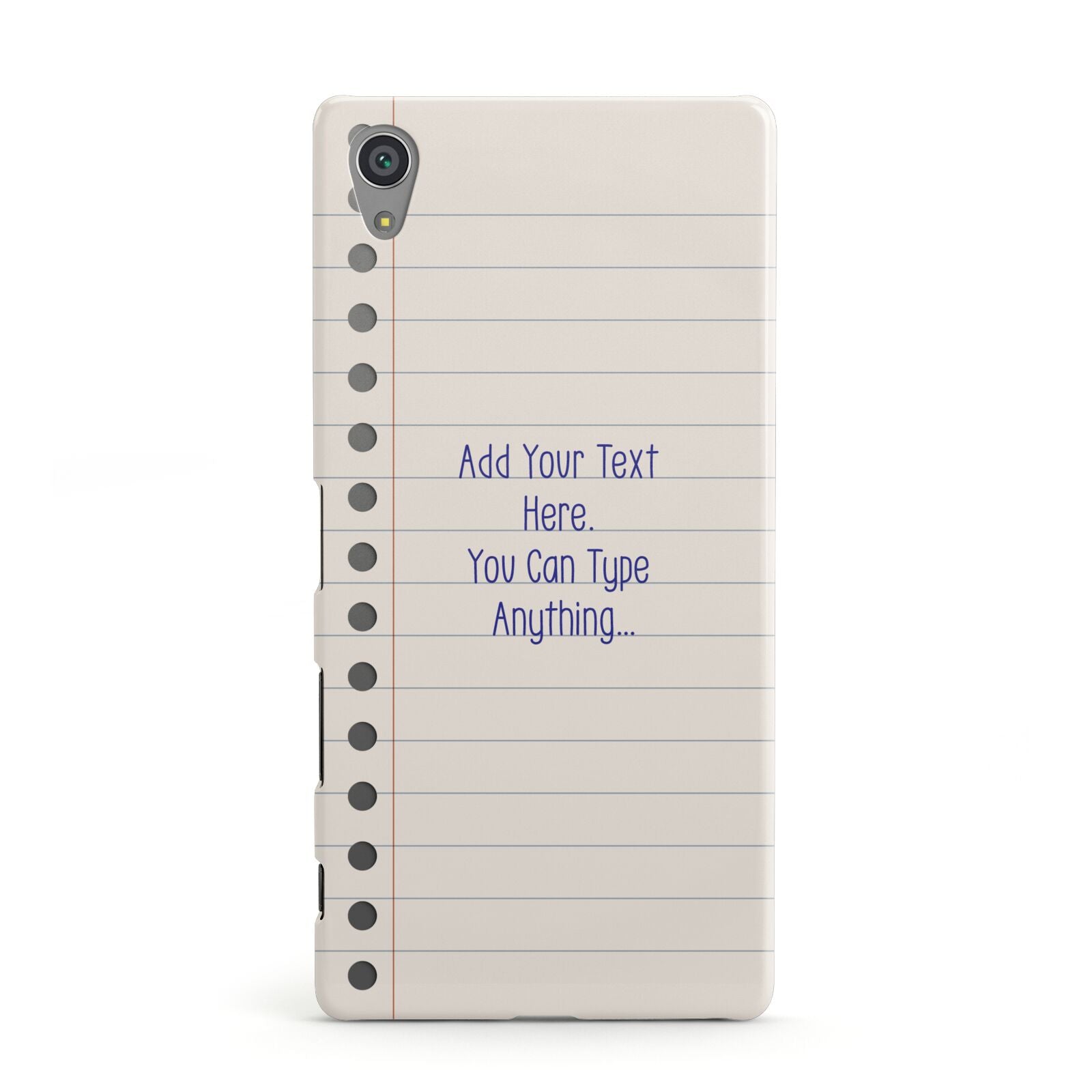 Personalised Notepad Sony Xperia Case