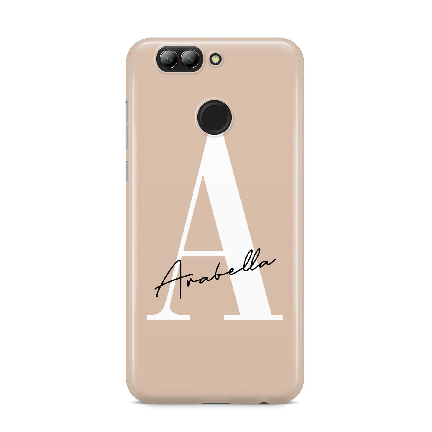 Personalised Nude Colour Initial Huawei Nova 2s Phone Case