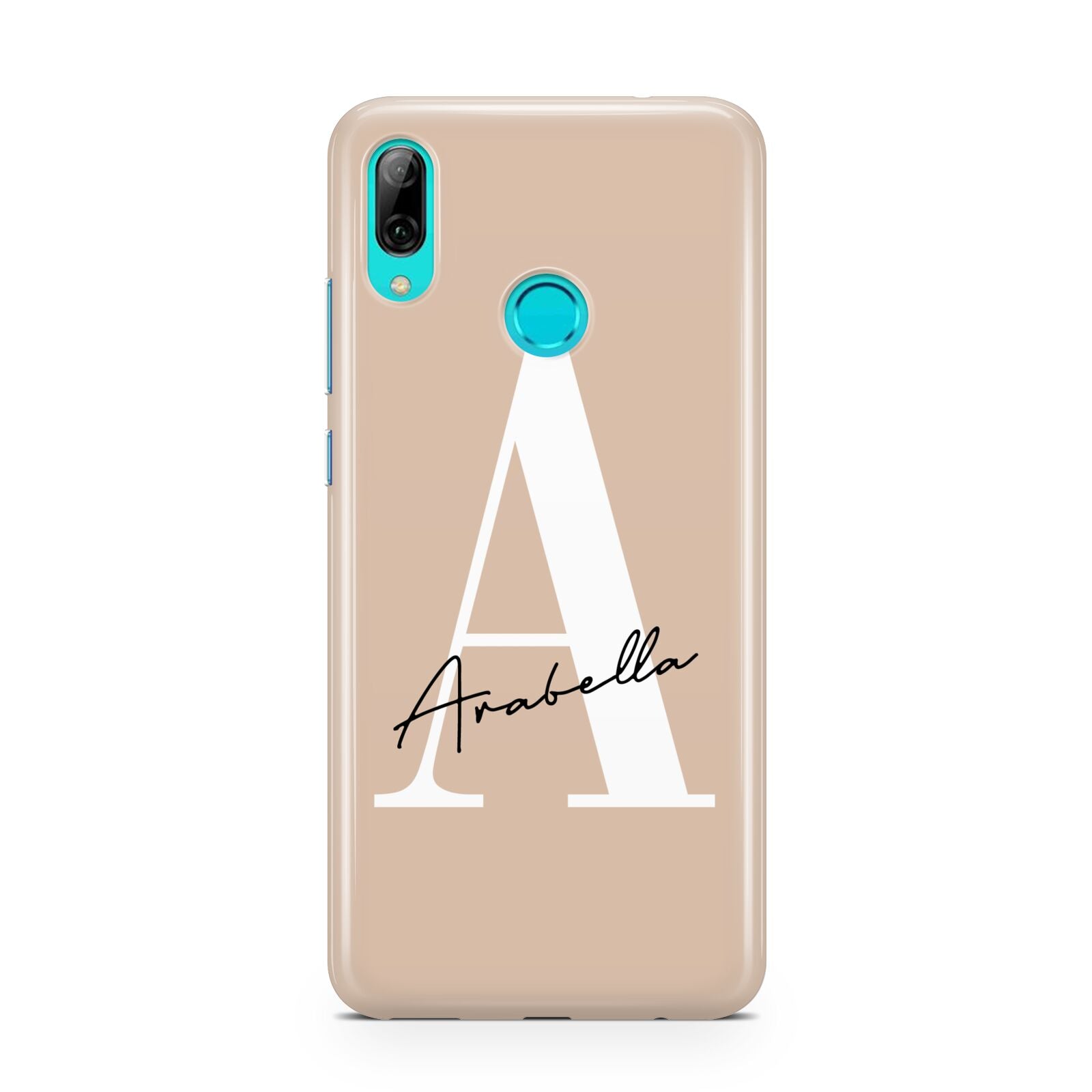 Personalised Nude Colour Initial Huawei P Smart 2019 Case