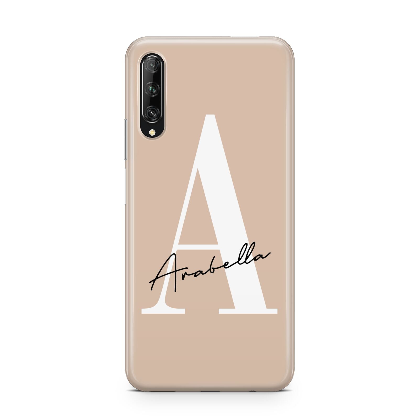 Personalised Nude Colour Initial Huawei P Smart Pro 2019