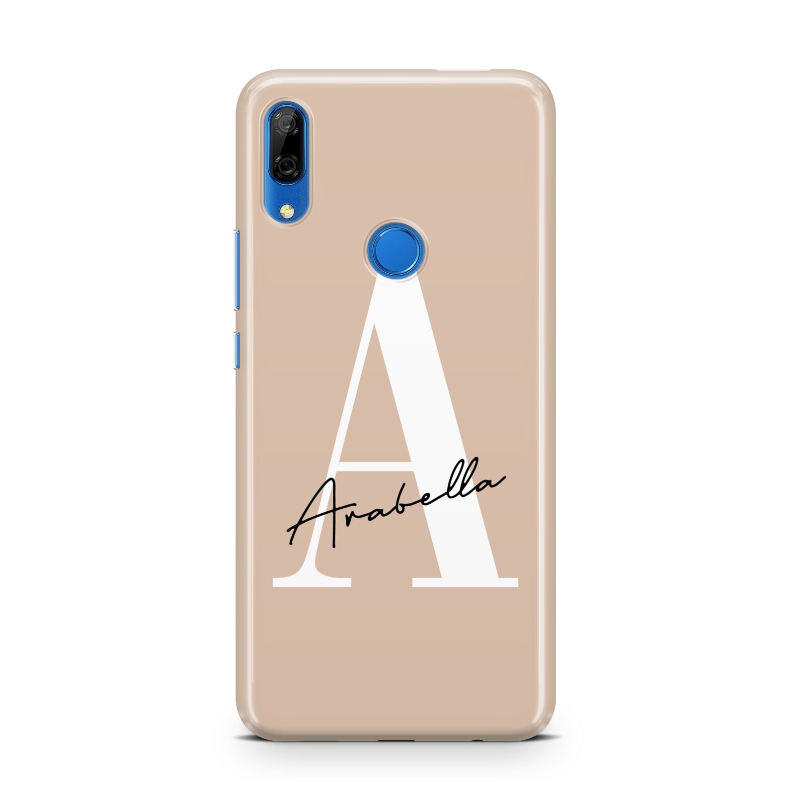 Personalised Nude Colour Initial Huawei P Smart Z