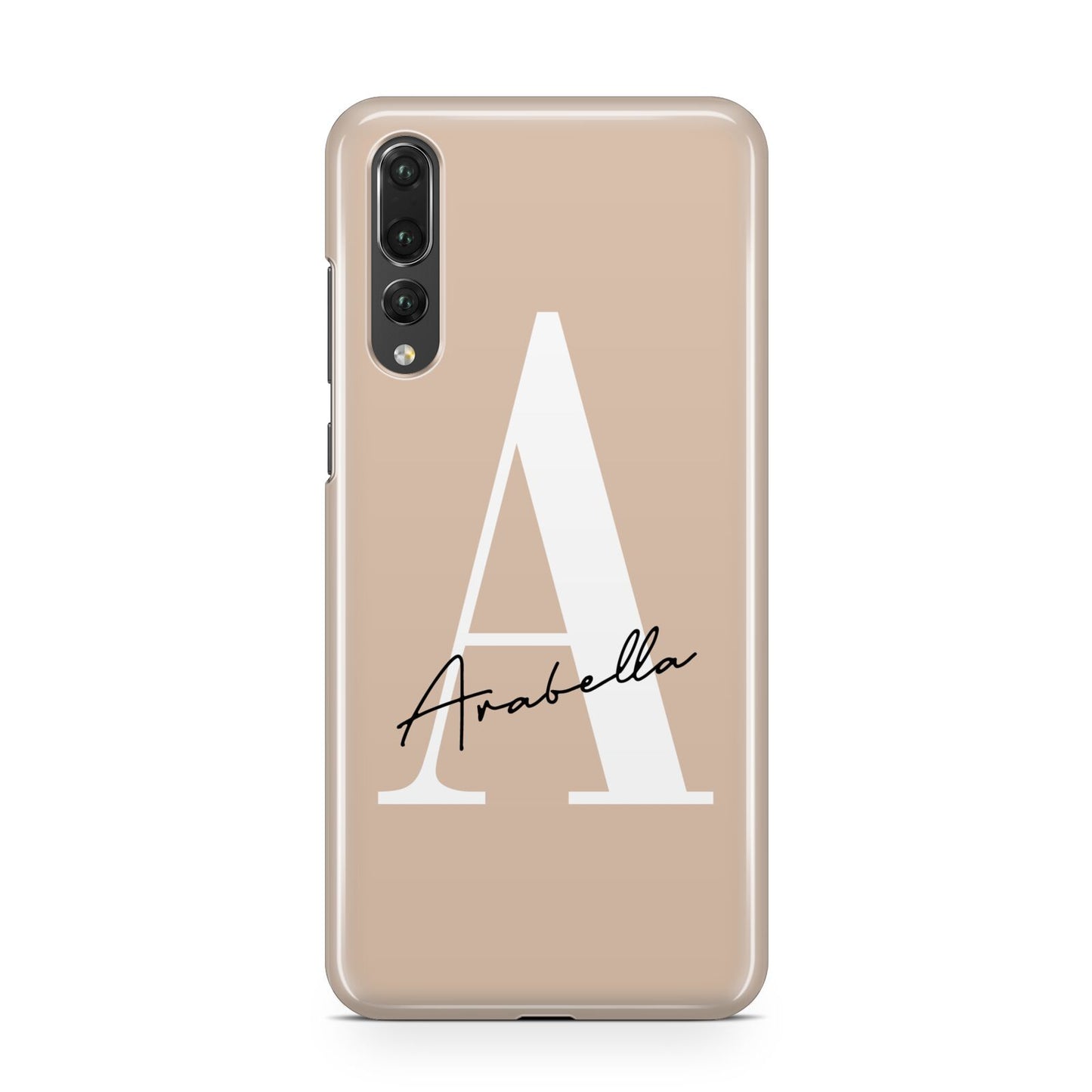 Personalised Nude Colour Initial Huawei P20 Pro Phone Case