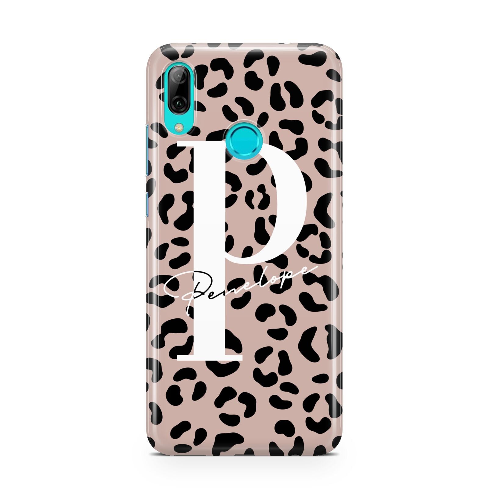 Personalised Nude Colour Leopard Print Huawei P Smart 2019 Case