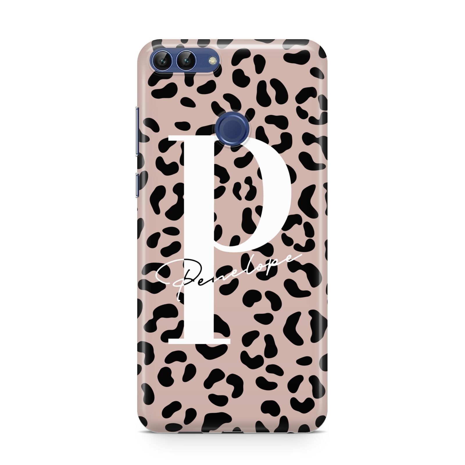 Personalised Nude Colour Leopard Print Huawei P Smart Case