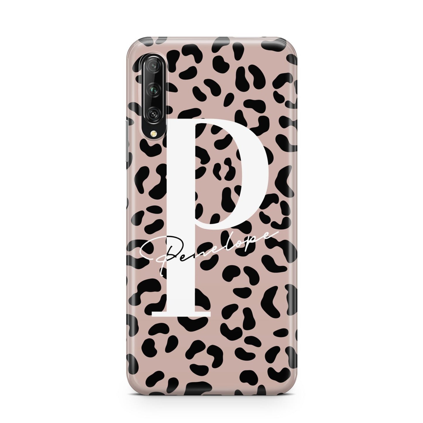 Personalised Nude Colour Leopard Print Huawei P Smart Pro 2019