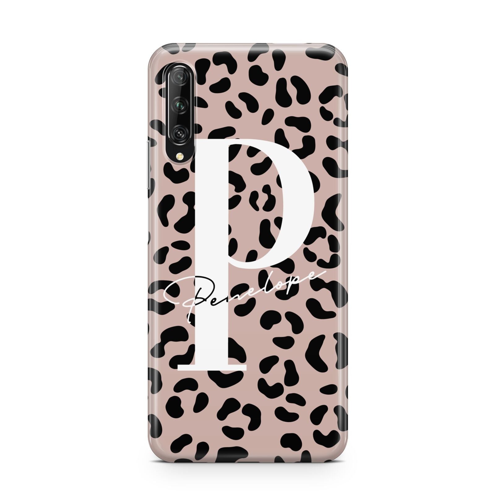 Personalised Nude Colour Leopard Print Huawei P Smart Pro 2019