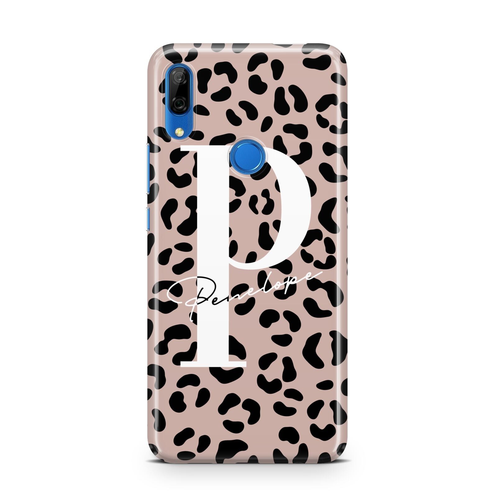 Personalised Nude Colour Leopard Print Huawei P Smart Z