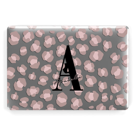 Personalised Nude Pink Leopard Apple MacBook Case