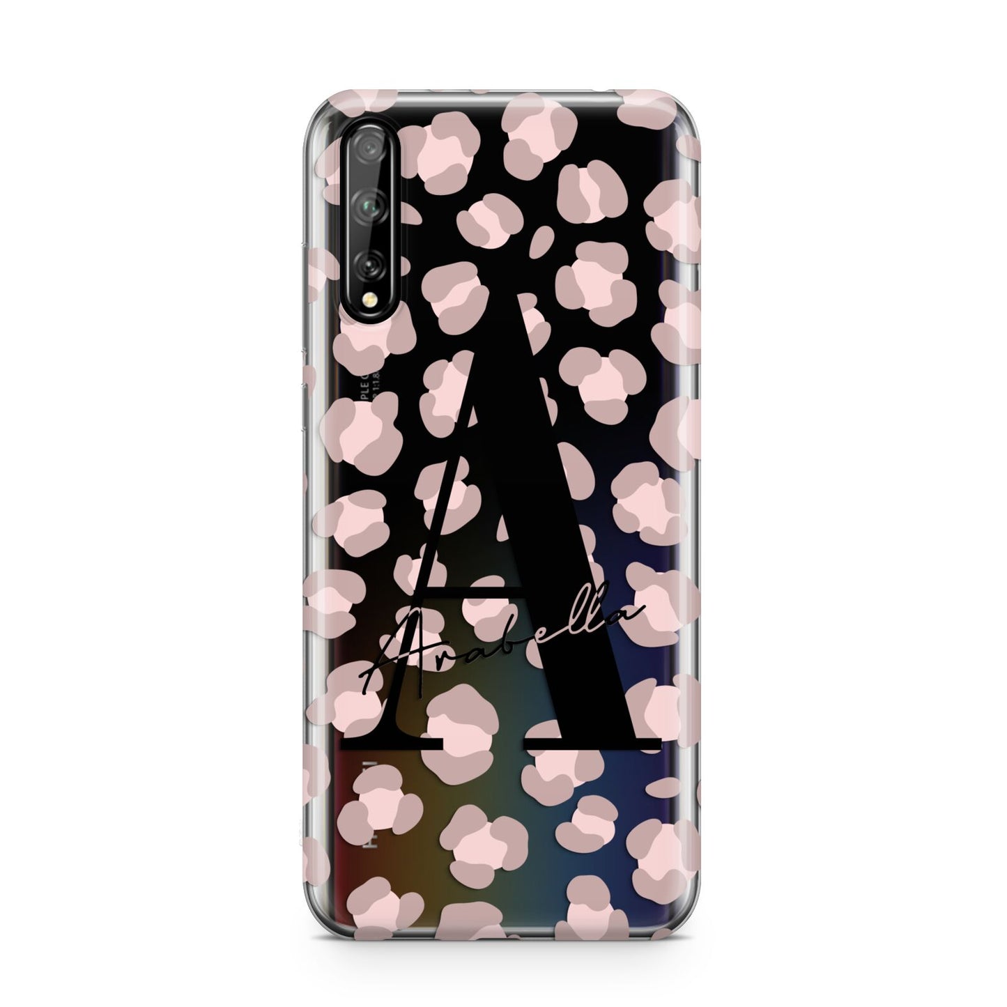 Personalised Nude Pink Leopard Huawei Enjoy 10s Phone Case