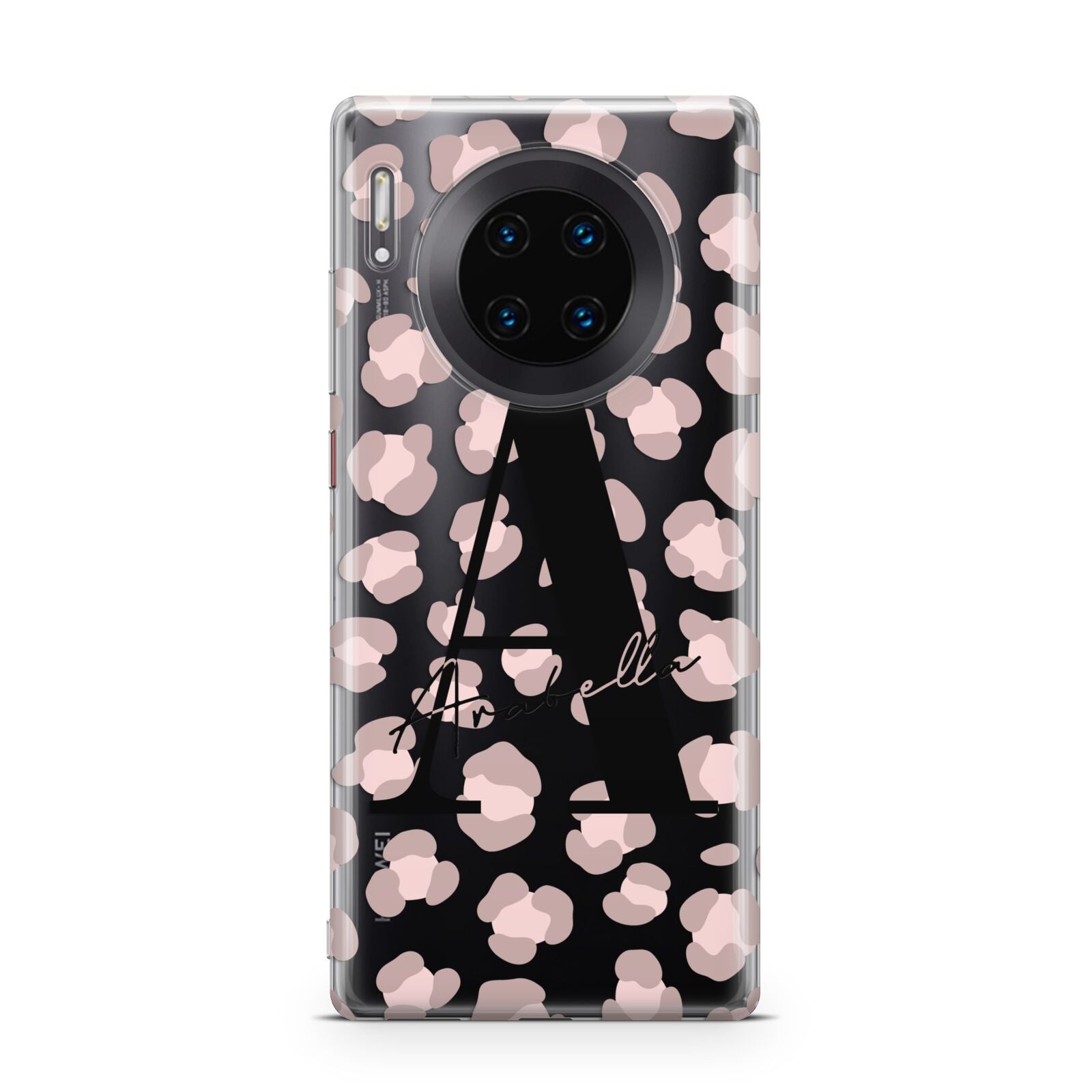 Personalised Nude Pink Leopard Huawei Mate 30 Pro Phone Case