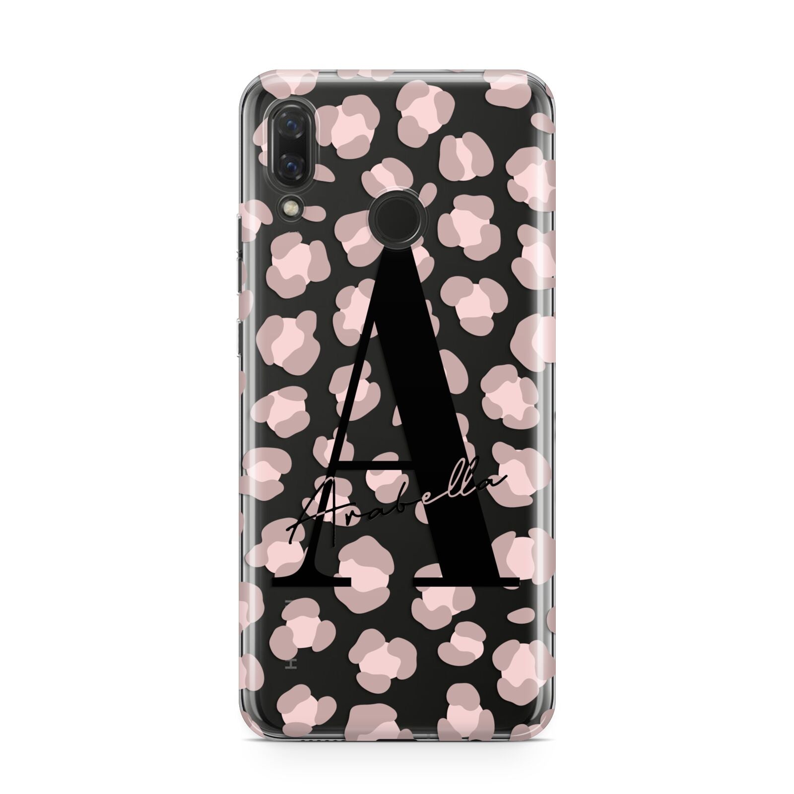 Personalised Nude Pink Leopard Huawei Nova 3 Phone Case