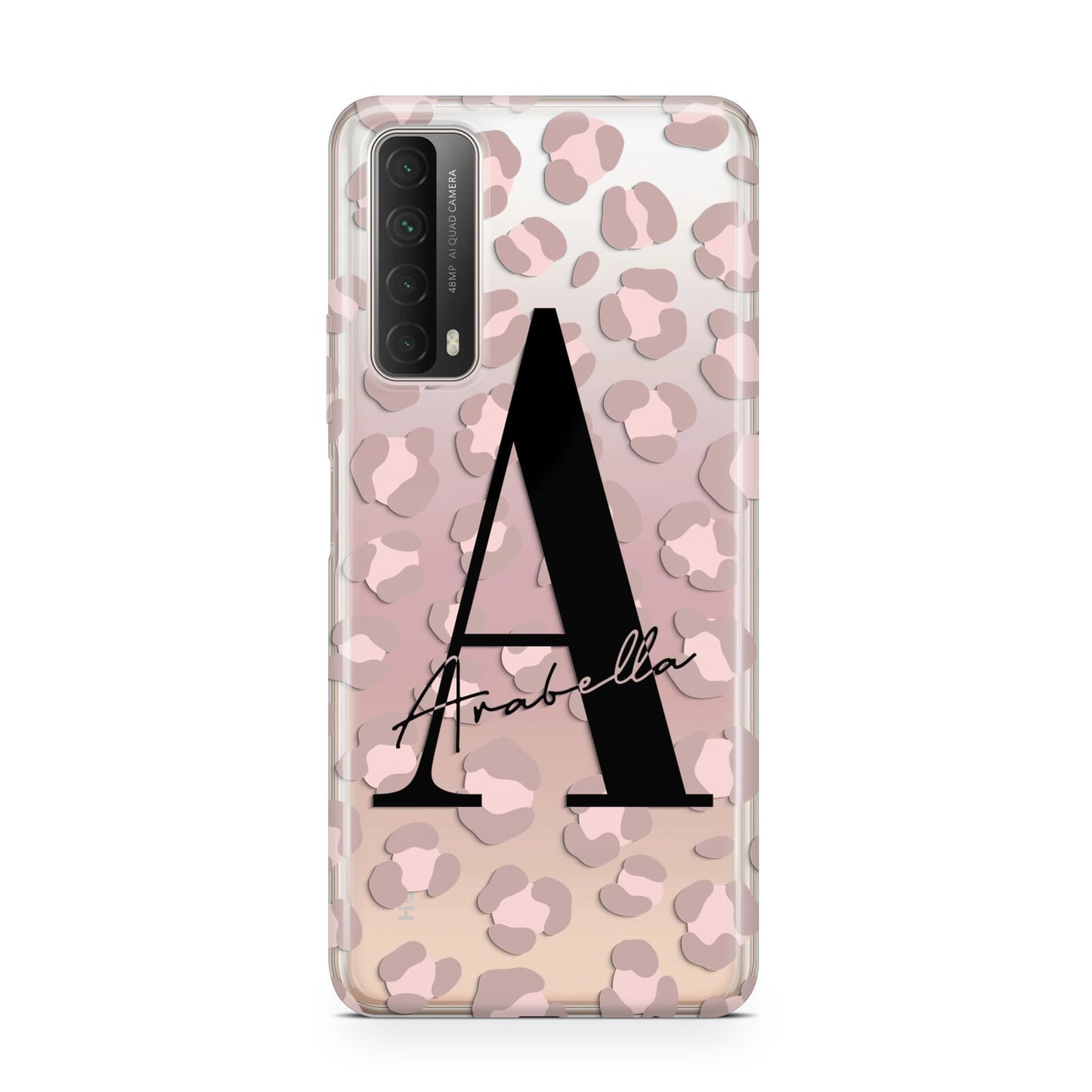 Personalised Nude Pink Leopard Huawei P Smart 2021