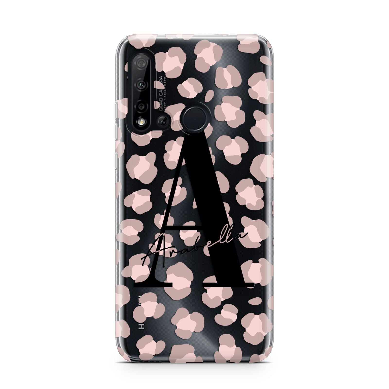 Personalised Nude Pink Leopard Huawei P20 Lite 5G Phone Case