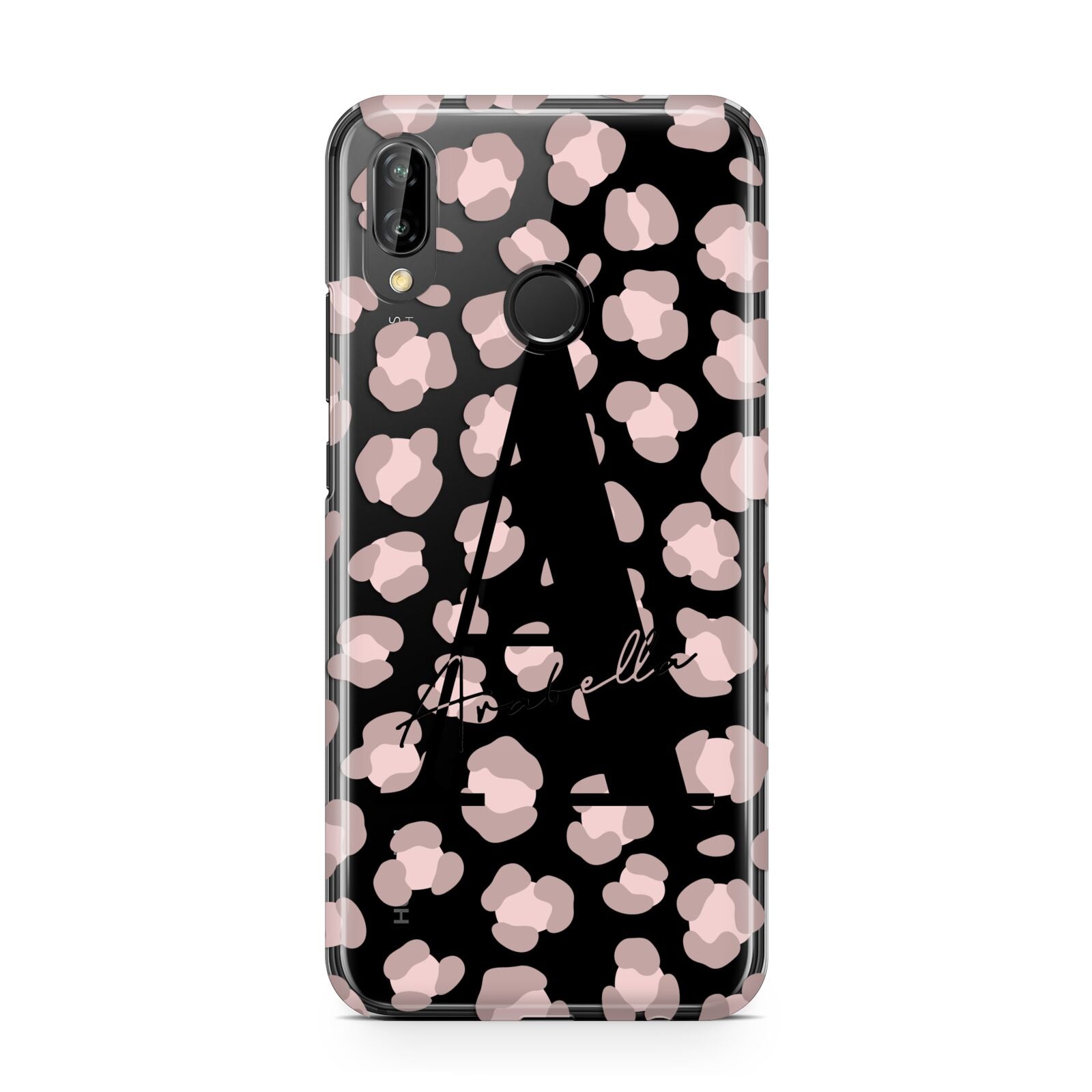 Personalised Nude Pink Leopard Huawei P20 Lite Phone Case