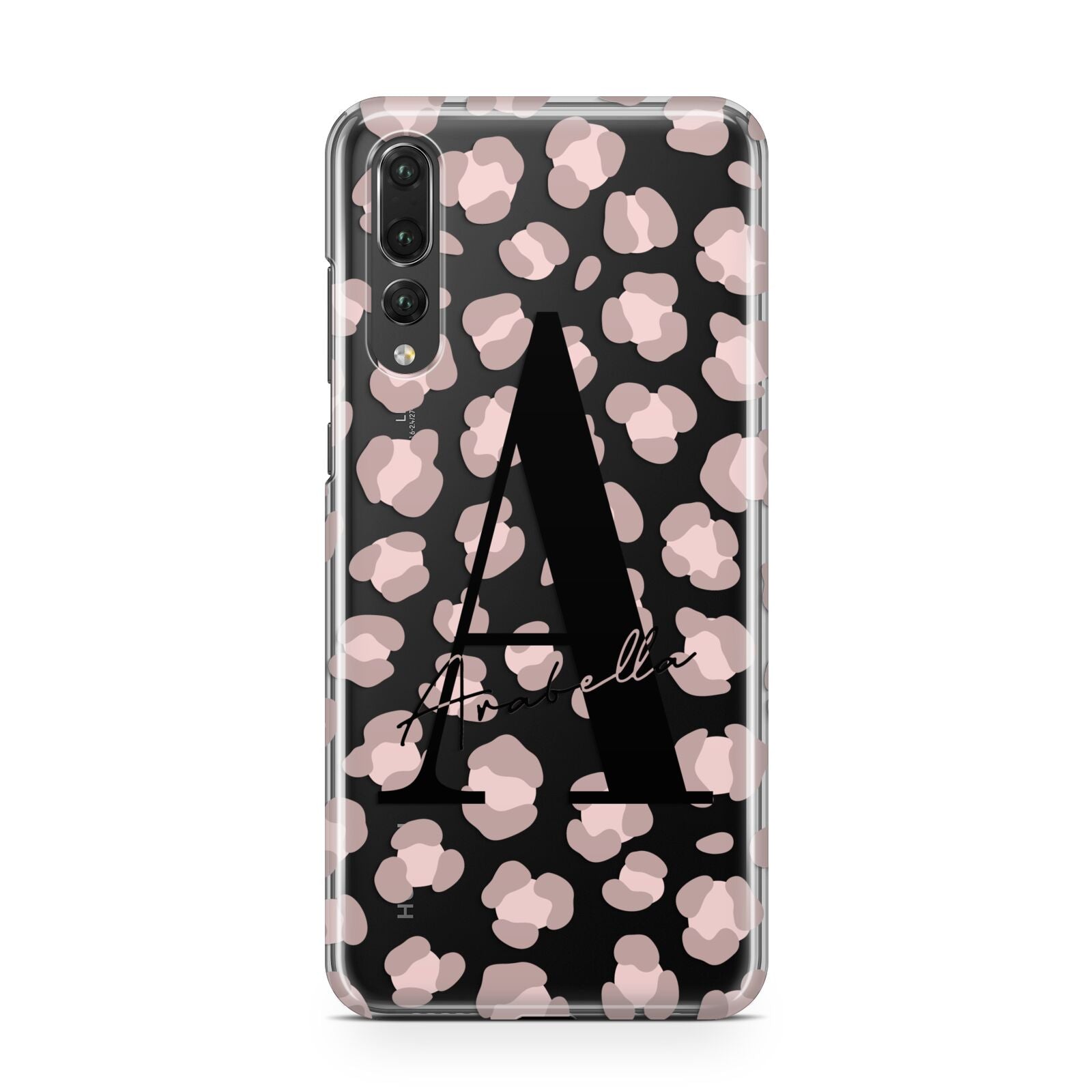 Personalised Nude Pink Leopard Huawei P20 Pro Phone Case