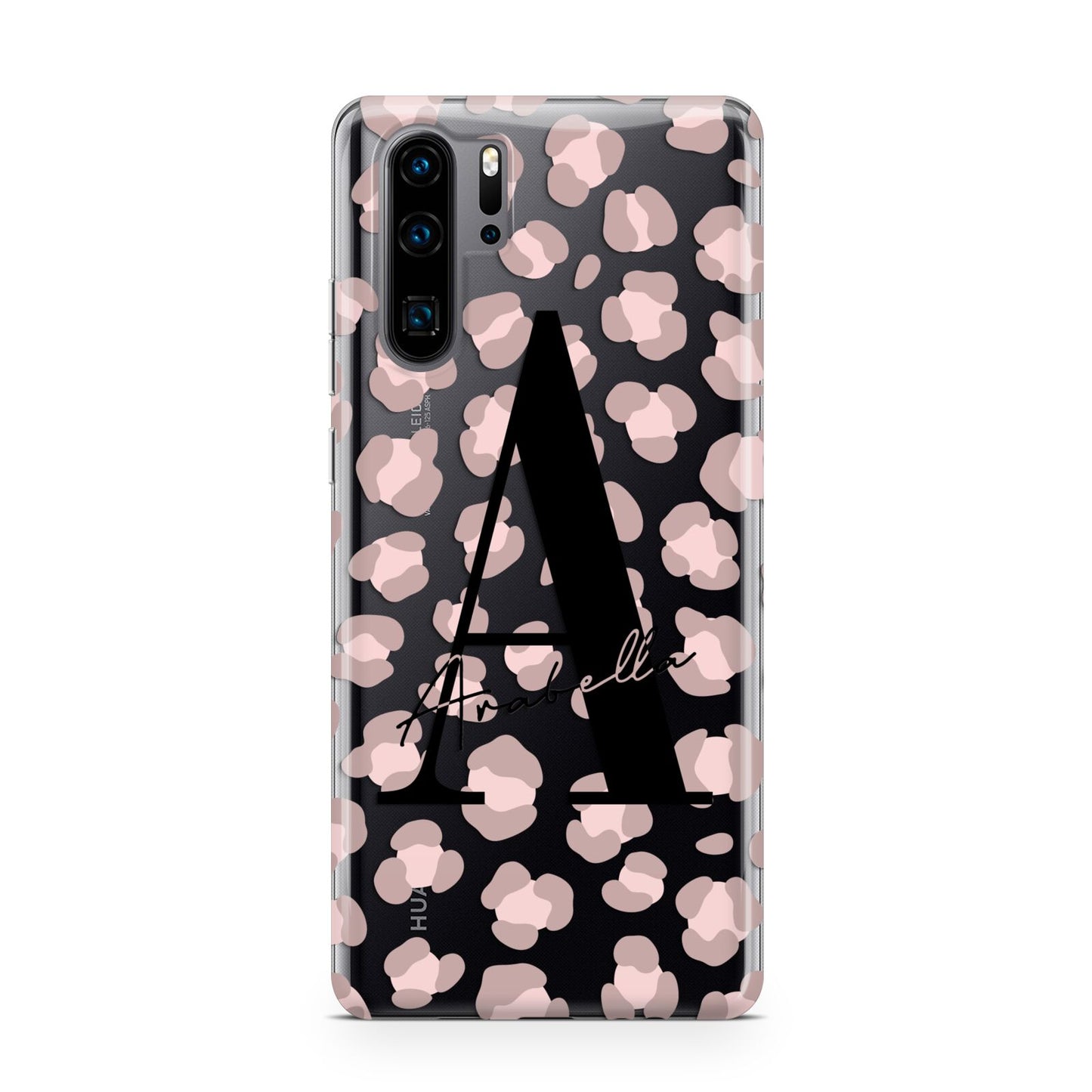 Personalised Nude Pink Leopard Huawei P30 Pro Phone Case