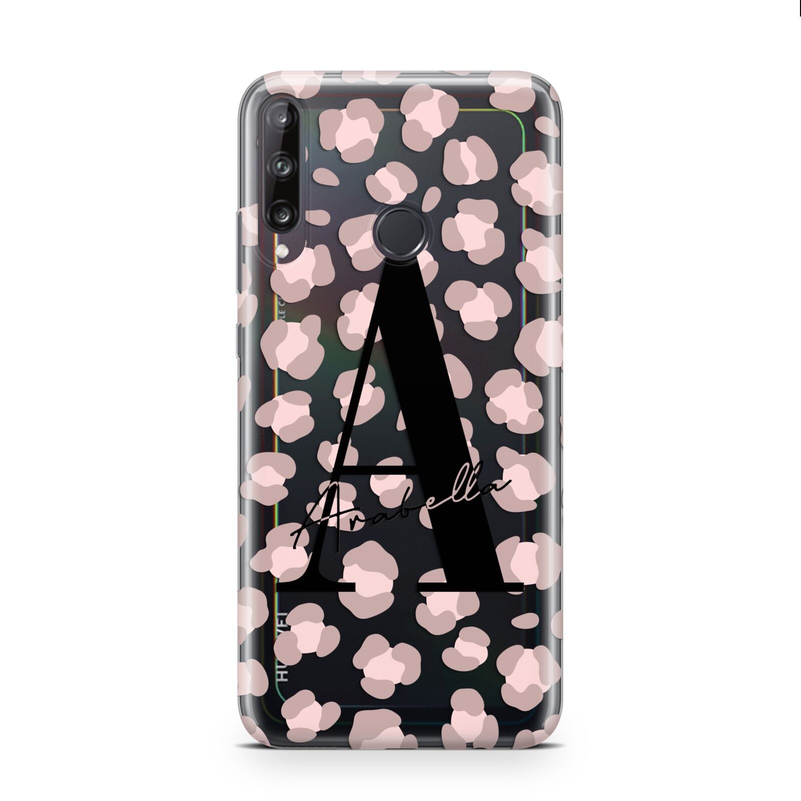 Personalised Nude Pink Leopard Huawei P40 Lite E Phone Case