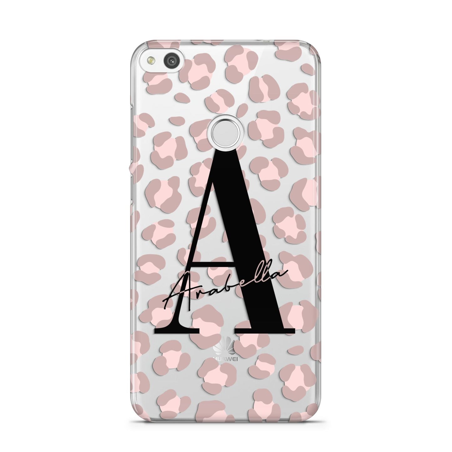 Personalised Nude Pink Leopard Huawei P8 Lite Case