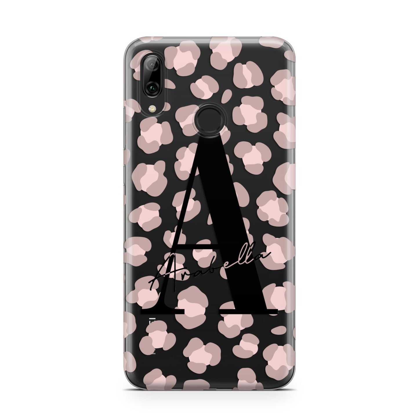 Personalised Nude Pink Leopard Huawei Y7 2019