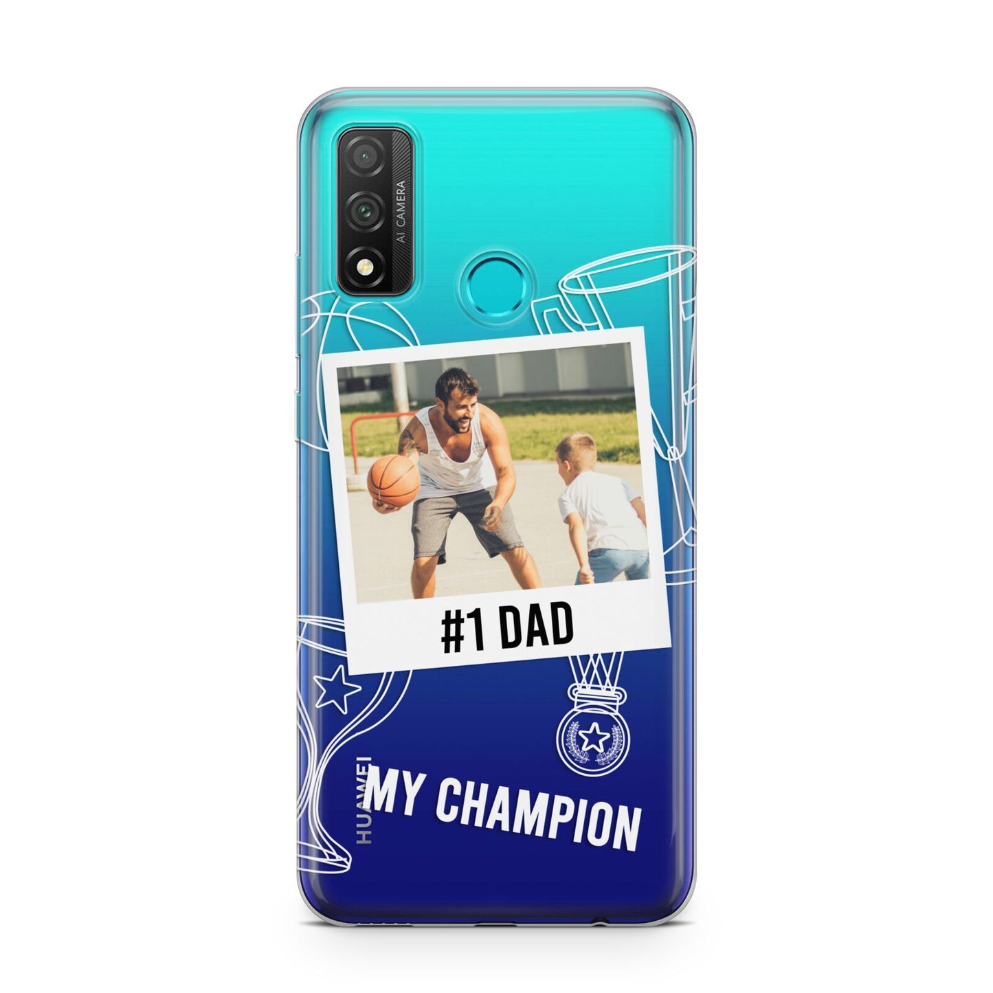 Personalised Number 1 Dad Huawei P Smart 2020