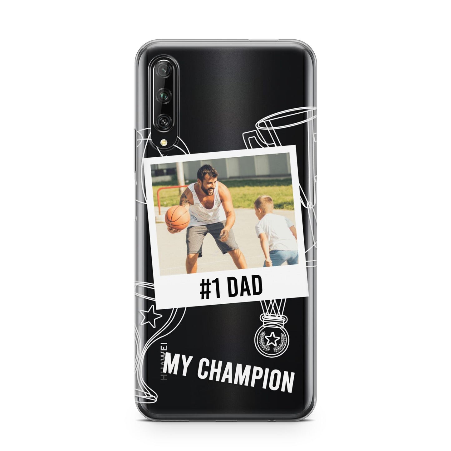 Personalised Number 1 Dad Huawei P Smart Pro 2019