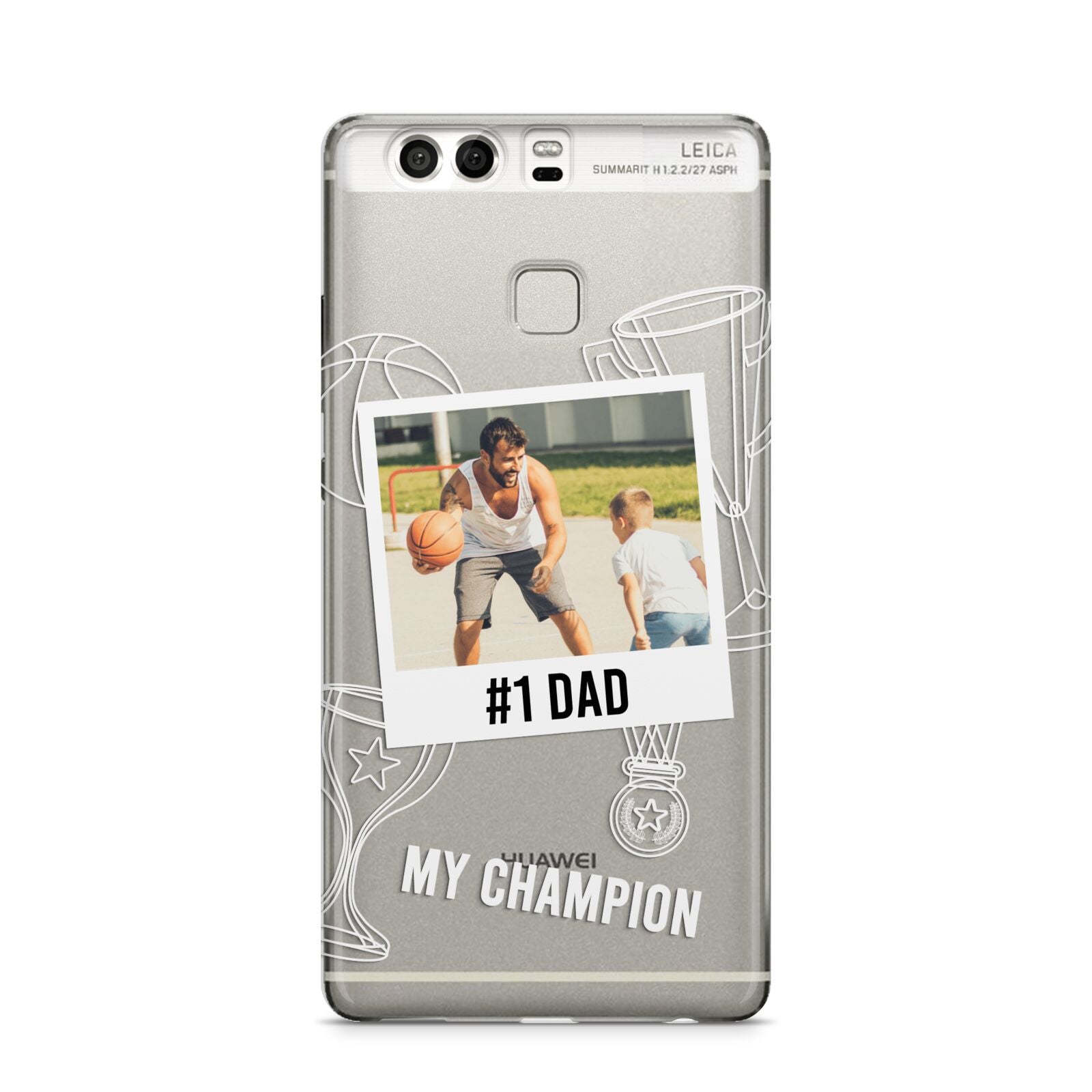 Personalised Number 1 Dad Huawei P9 Case