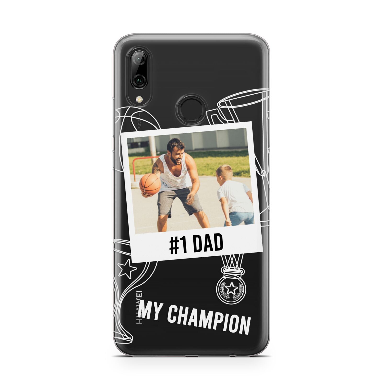 Personalised Number 1 Dad Huawei Y7 2019